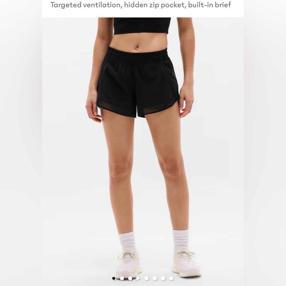 Athleta Black and Teal Athletic Shorts Duo - Picture 6 of 6